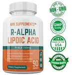 1 Bottle R-ala R-alpha Lipoic Acid 200MG Antioxidant Blood Sugar Glucose Support. Fixed Price $16.99.
