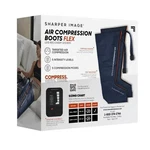 Sharper Image Air Compression Boots Flex Leg Recovery System Large/x-large Blue. Fixed Price $59.99.