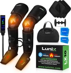 LX10 Full Leg Massager With Heat & Air Compression For Recovery, Charcoal Black. Fixed Price $94.79.