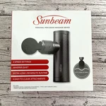 Sunbeam Personal Percussive Massage Device Compact Handheld W/ Travel Case Nib. Fixed Price $24.80.