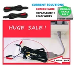 Replacement Electrode Lead Wires For Current Solutions Combocare Unit (2/PACK). Fixed Price $37.99.