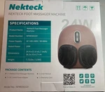 Nekteck Shiatsu Foot Massager Machine Brown. Fixed Price $48.00.