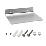 Sinloon 6 Inch Small Shelf Flat Satin Aluminum Bathroom Wall Mount F.... Fixed Price $16.64.