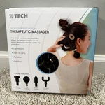 Ztech Deep Tissue Percussion Massage Gun Cordless W/ 4 Heads Portable. Fixed Price $19.00.