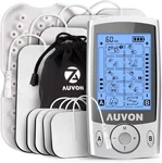 Auvon 2-IN-1 Muscle Stimulator With Self-adhesive Electrode Pads Silver (BD15490. Fixed Price $24.99.