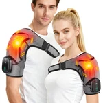 Hailicare Heated Shoulder Massager Brace W/ Vibration Therapy Joint Pain Relief. Fixed Price $37.54.