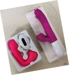 (2 Pcs) Lady Magic Wand Personal Massager Vibrator Neck Body Multi-speed. Fixed Price $49.99.