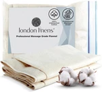London Linens 2PCS 100% Natural Cotton Flannel Castor Oil Pack Of 2, White. Fixed Price $13.17.