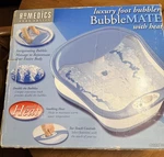 Homedics Body Basics Bubblemate Foot Spa Bubbler With Heat BM-250 Blue. Fixed Price $17.99.
