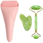Aecw 3-IN-1 Natural Jade Roller And Gua Sha Set For Face Eye Ice F.... Fixed Price $12.98.