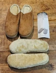 Health Meter Unisex Massaging Memory Foam Slippers With Bonus Inserts. Fixed Price $17.99.