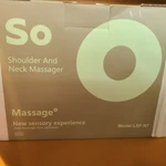 So Neck & Shoulder Massager Kneading Portable Lightweight Green LSF-N7. Fixed Price $14.98.