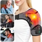Hailicare Heated Shoulder Massager Brace W/ Vibration Therapy Joint Pain Relief. Fixed Price $37.54.