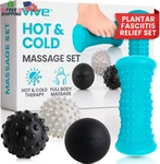 Vive Massage Ball Set (4 Piece) - Plantar Fasciitis Relief Foot Pain Hot Cold Th. Fixed Price $29.81.