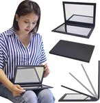 Adjustable Face Down Mirror For Vitrectomy Recovery 10" X 7" Black. Fixed Price $45.98.