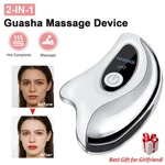 Electric Gua Sha Tools Hot Compress & Vibration Massager Face Body Skin Tighen. Fixed Price $16.15.