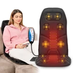 Comfier Seat Cushion With Heat,back MASSAGER,10 Vibration Motors,black. Fixed Price $69.99.