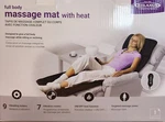 Relaxus Full Body Padded Massager Mat With Heat And Head Pillow Working Black. Fixed Price $45.95.