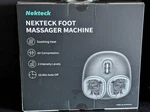 Nekteck Foot Massager Machine New Box Model # NFM0301GY. Fixed Price $29.99.
