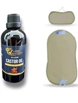 Castor Oil Pack Wrap With Organic Reusable Compress Set Pink. Fixed Price $16.00.
