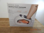 Sharper Image Shiatsu Massager Foot Rolling With Air Compression Heat Nib. Fixed Price $39.99.