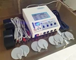 Electro Physiotherapy Pulse Massager Carbon Pads 4 Channel Tens Unit**. Fixed Price $147.00.
