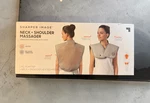 Sharper Image Heated Neck & Shoulder Vibrating Massager Wrap Open Box. Fixed Price $22.99.