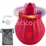 10 Speeds-rose-vibrator-silicone-powerful-massager-rechargeable Women Adult Gift. Fixed Price $12.99.