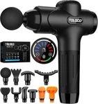 Massage Gun Deep Tissue, Percussion With 10 Replacement Heads, Super. Fixed Price $62.10.