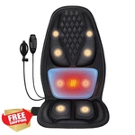 Comrelax Back Massager With Heat, 8 Motors, Seat Cushion. Fixed Price $95.99.