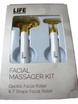 Facial Massager Kit By Life Authentics (electric & T-shape Roller), New. Fixed Price $12.99.