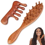 Dexspoeny 2 Pack Comb For Sisterlocks, Wooden Scalp Massager Medium. Fixed Price $15.18.