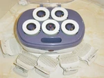 Conair Instant Heat 5 Extra Large Jumbo Velvet Hot Rollers Clips -dual Volts!. Fixed Price $22.00.