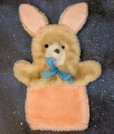 Vintage Bunny Rabbit Hand Puppet Plush / Golf Putter Head Cover Easter Toy. Fixed Price $10.75.
