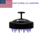 Heeta Scalp Massager Silicone Shampoo Brush Hair Scrubber Black. Fixed Price $11.32.