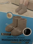 Health Touch Memory Foam Massaging Booties Gray Women Size Small 6-8. Fixed Price $21.99.