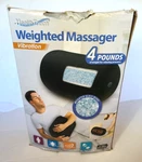 Healthtouch Weighted Massager Lb Vibration Battery Operated H-5346-2BK Nib. Fixed Price $24.00.