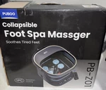 Puboo Collapsible Foot Spa Bath Massager With Heat, 95-115 Precise Temp. Fixed Price $90.00.
