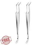 Cchude 2PC Stainless Steel Tick Tweezers Tool. Fixed Price $20.00.