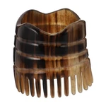 Shineofi Yak Horn Comb Fine Teeth Scalp Massage Brush Natural Cow Hair.... Fixed Price $20.64.
