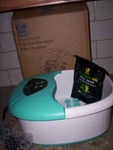 Cango Foot Spa Bath Massager With Heat Bubbles And Vibration MM-19D-001. Fixed Price $39.99.