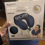 Health Touch, Memory Foam Neck Massager With Vibration. Blue. Travel Relief. New. Fixed Price $15.00.