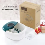 Maxkare Foot Massager With Full Roller, Heat And Bubbles XKAM-SPA18 New. Fixed Price $39.99.