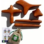 Lungcha 4 Types, 5 Piece Set Traditional Thai Massage Reflexology Wooden Stic.... Fixed Price $32.99.
