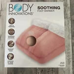 Body Innovations Pink! Soothing Foot Warmer With Vibration Soft & Luxurious. Fixed Price $29.95.