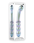 Gender Lustrous Galaxy Wand Dual Ended Glass - Green. Fixed Price $50.34.