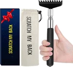 Oversized Portable Extendable Back Scratcher, Upgraded Metal Stainless Black. Fixed Price $14.76.