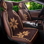 Wood Bead Seat Cover- Car Massage Cool Premium Comfort Cushion Reduces Fatigue. Fixed Price $33.93.