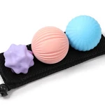Yixiuten Silicone Massage Ball Set For Myofascial Pink,blue And Purple. Fixed Price $31.82.