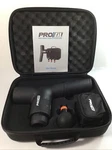 Portable Pro Fit Percussion Muscle Massager Black With Hard Carrying Case. Fixed Price $49.99.